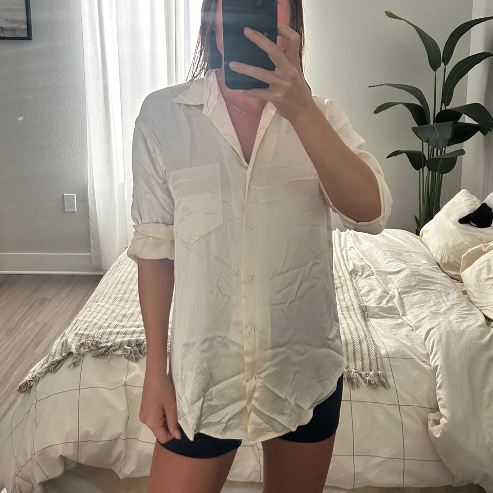 Ralph Lauren silk button up